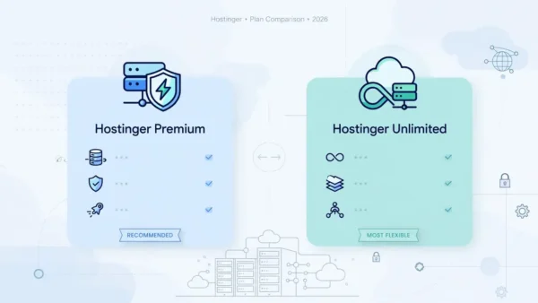 Hostinger Premium vs Unlimited 2026: Which Plan Should You Actually Buy?