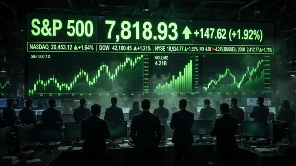 S&P 500 Hits Record 7,819 as AI Giants Mask a Narrowing Rally