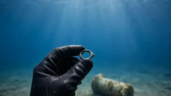 Rare Bronze Ring Bearing Image of Alexandria’s Lost Lighthouse Found Beneath the Waves